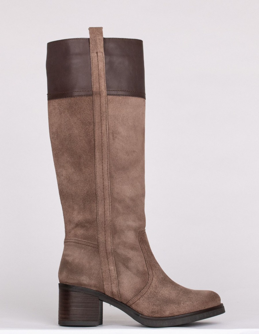 Femmes Dorking Bottes Hautes | Rox Taupe