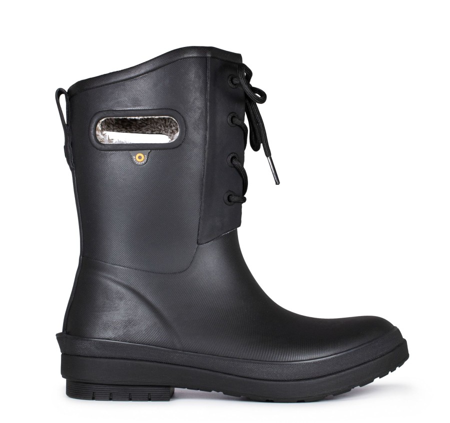 Femmes Bogs Bottes De Pluie | Amanda Ii Lace Noir