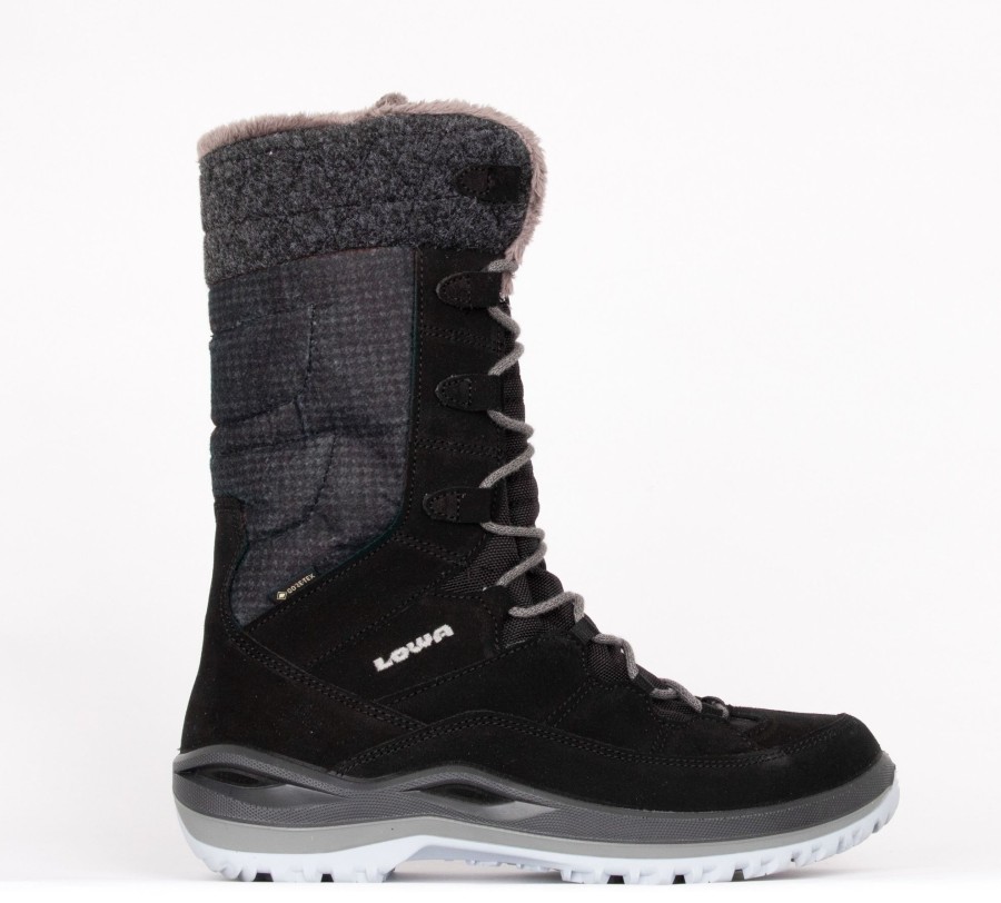 Femmes Lowa Bottes D'Hiver | Alba Lll Gtx Noir