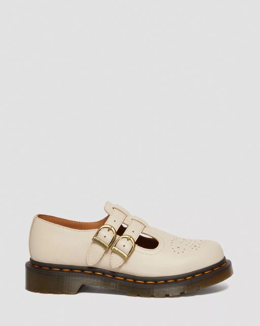 Femmes Dr. Martens Decontractees | 8055 Mary Jane Creme