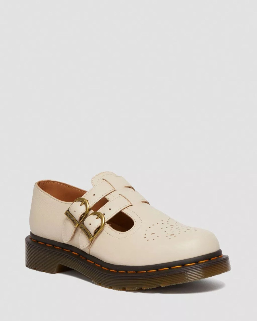 Femmes Dr. Martens Decontractees | 8055 Mary Jane Creme