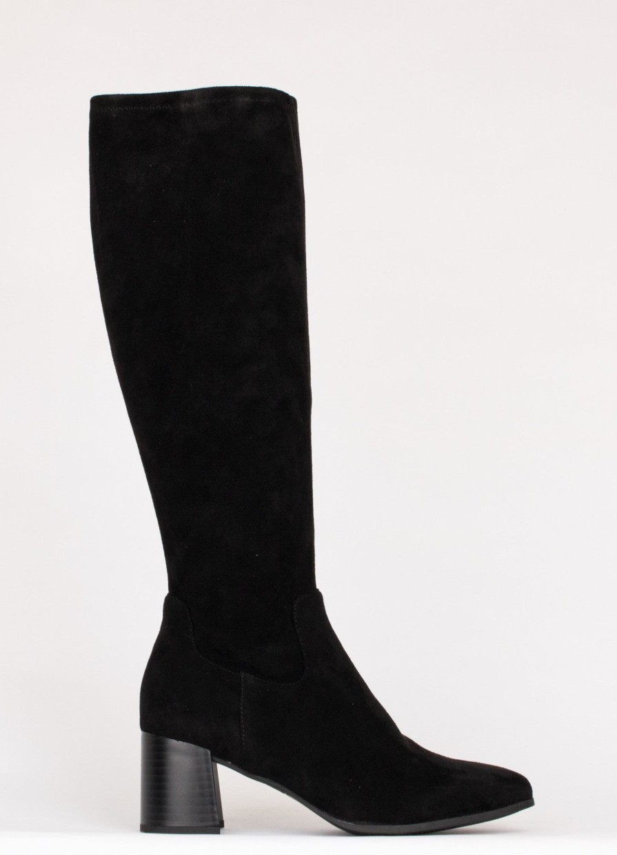 Femmes Caprice Bottes Hautes | 25515 Noir