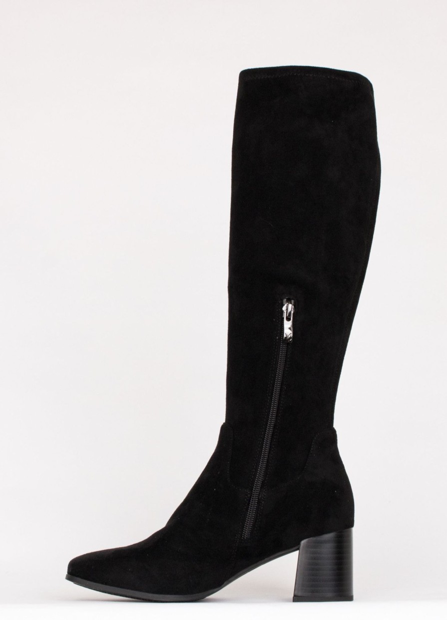 Femmes Caprice Bottes Hautes | 25515 Noir