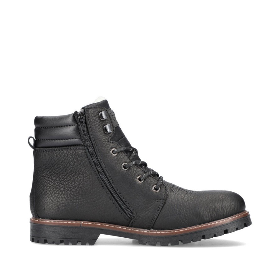 Hommes Rieker Bottes D'Hiver | F3600-00 Noir