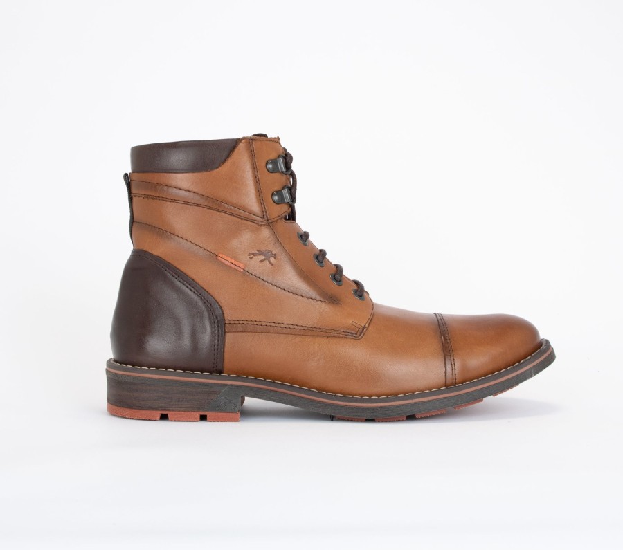 Hommes Fluchos Bottillons | Terry F1342 Cognac