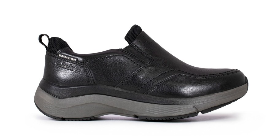 Hommes Clarks Decontractees | Wave 2.0 Edge Noir