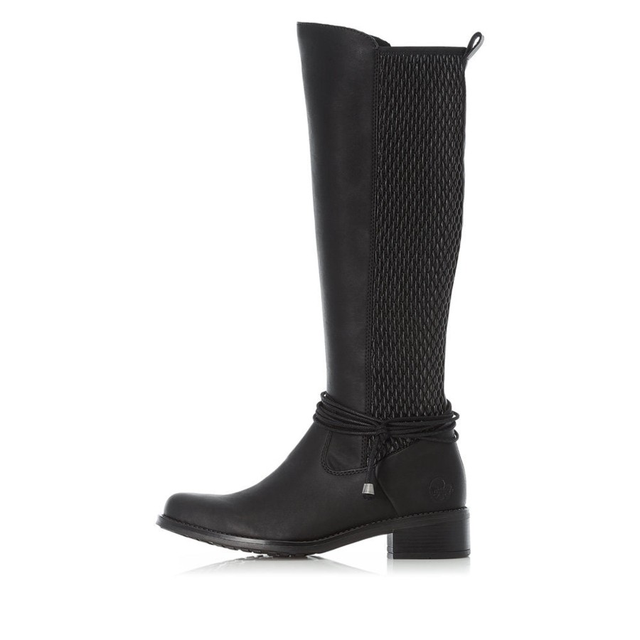 Femmes Rieker Bottes D'Hiver | Z7362-00 Noir