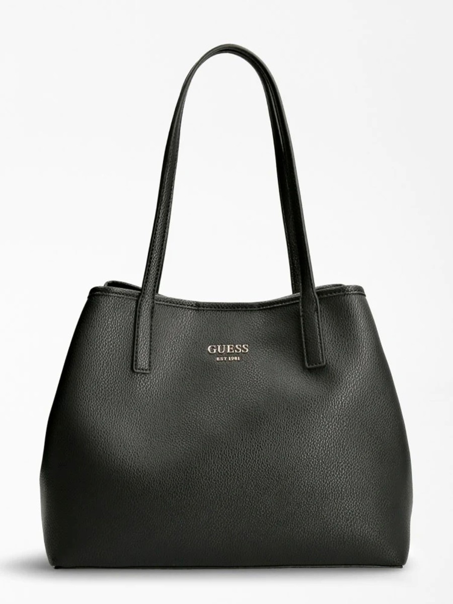 Accessoires Guess A L'Epaule | Vikky Tote Noir