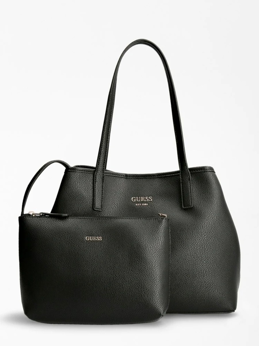 Accessoires Guess A L'Epaule | Vikky Tote Noir