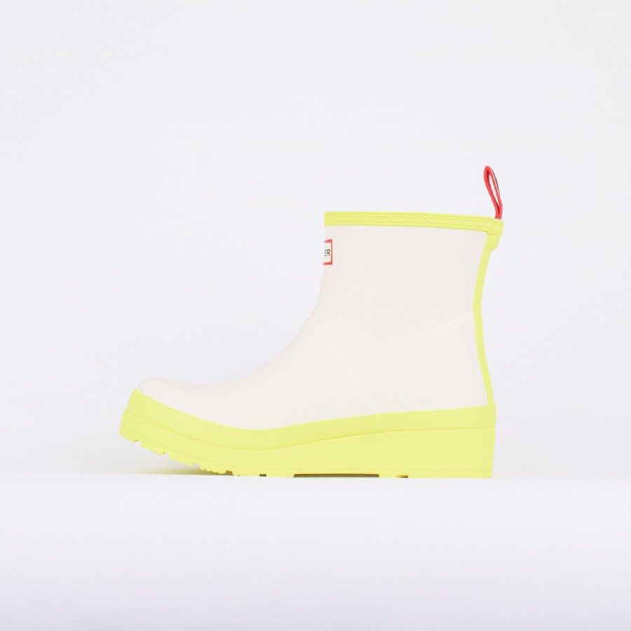 Femmes Hunter Bottes De Pluie | Play Short Boot Blanc