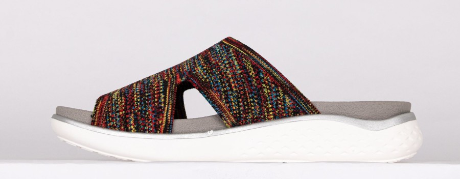 Femmes Remonte Mules | D7750-02 Multicolore