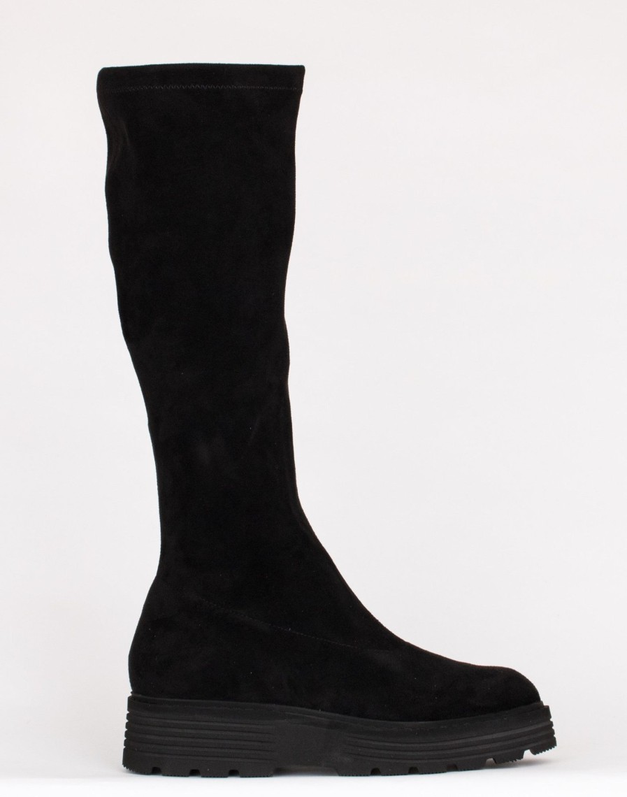 Femmes Caprice Bottes Hautes | 25602 Noir