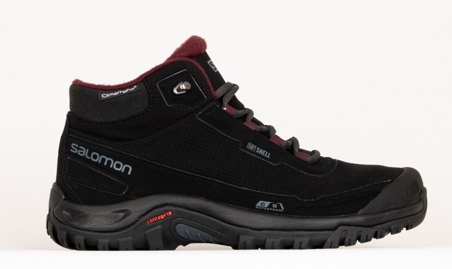 Femmes Salomon Bottes Sport | Shelter Cs Wp Noir