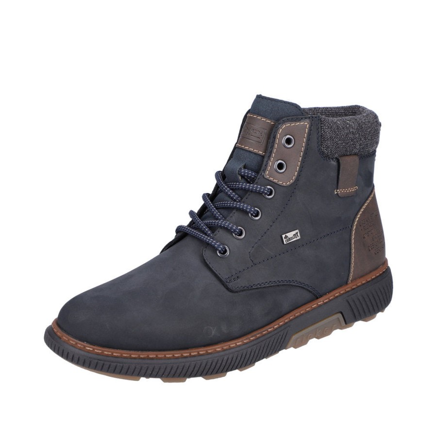 Hommes Rieker Bottes D'Hiver | B3343-15 Marine