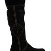 Femmes Saute-Mouton Bottes D'Hiver | Dayami Noir Suede