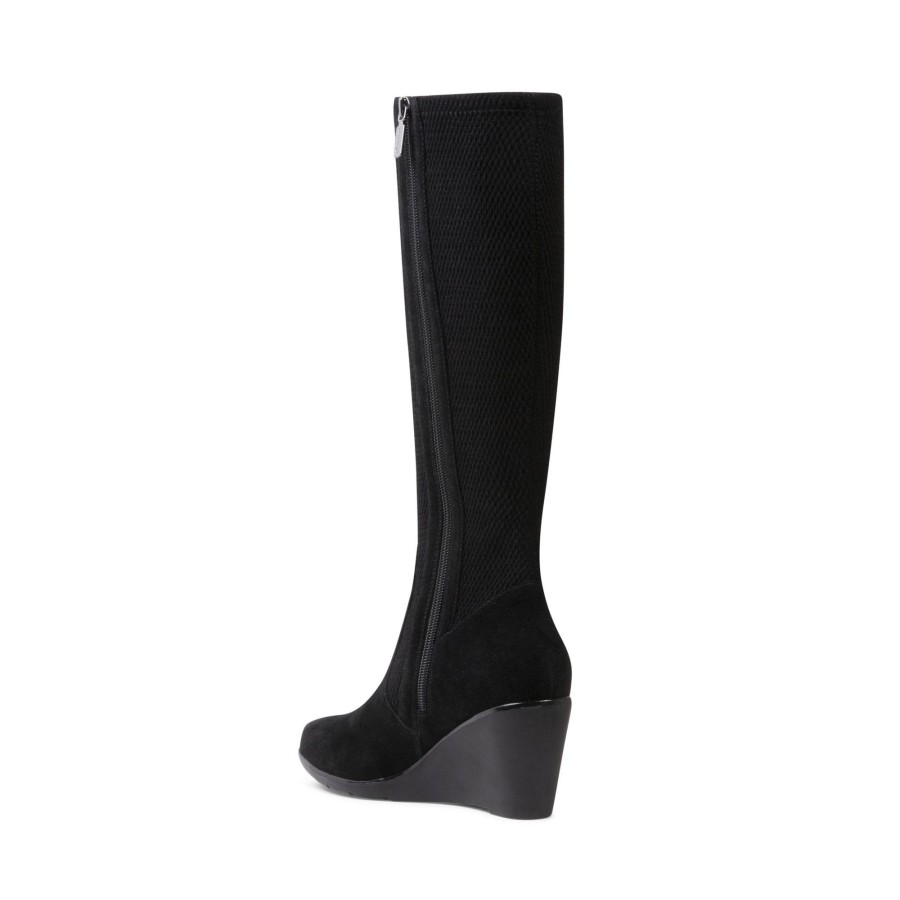 Femmes Blondo Bottes D'Hiver | Lucias Noir Suede