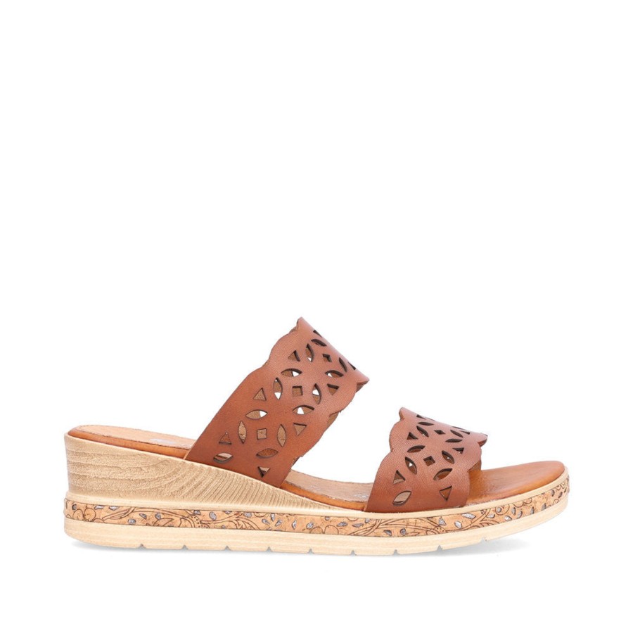 Femmes Remonte Mules | D3065-24 Tan