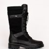 Femmes Remonte Bottes D'Hiver | D0B76-01 Noir