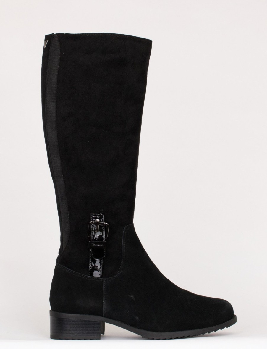 Femmes Valdini Bottes D'Hiver | Madona Noir Suede