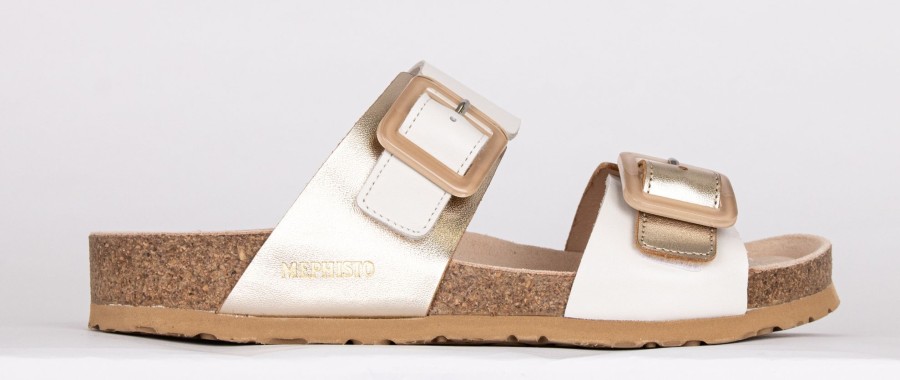 Femmes Mephisto Mules | Madison Blanc