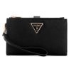 Accessoires Guess Portefeuilles | Lauren Slg Dbl Noir