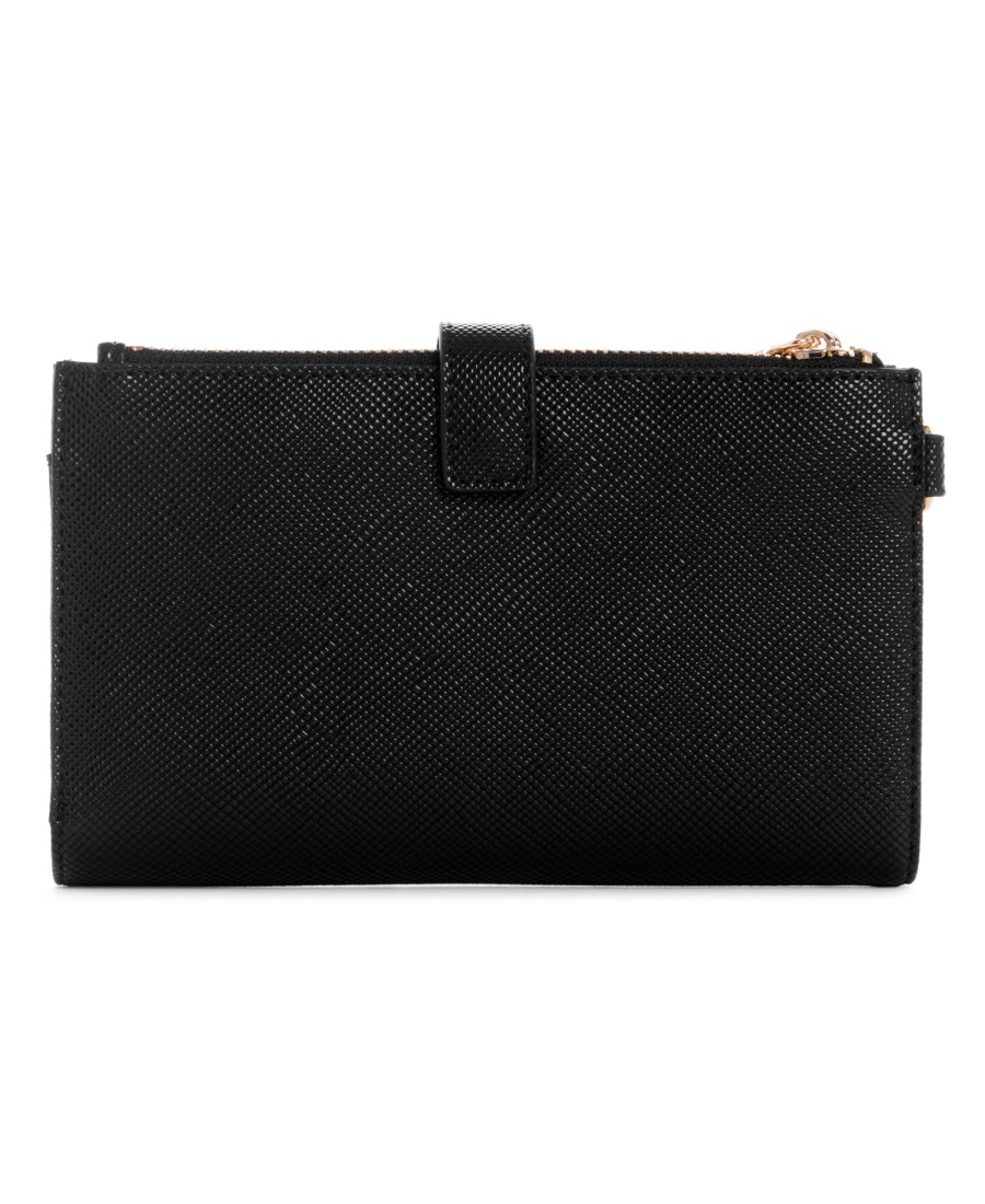 Accessoires Guess Portefeuilles | Lauren Slg Dbl Noir