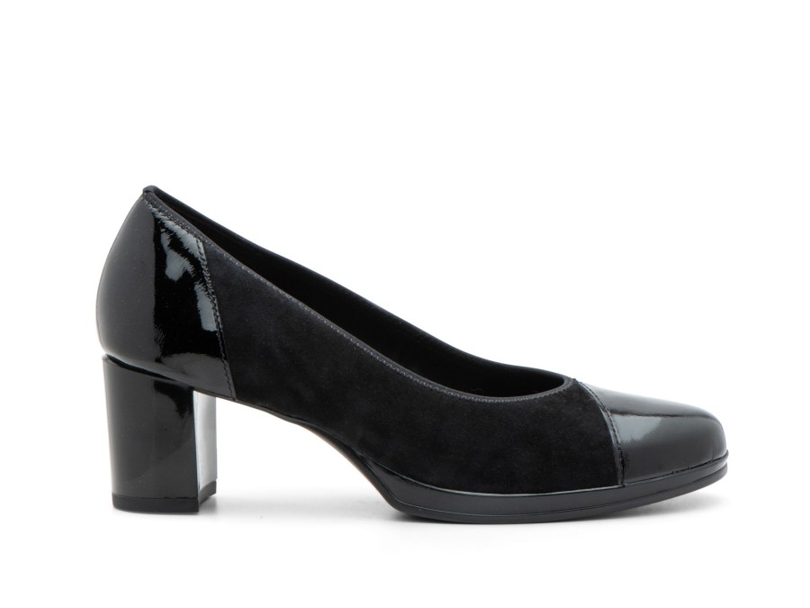 Femmes Ara Habillees | Concord Noir Vernis