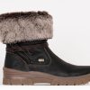 Femmes Remonte Bottes D'Hiver | D0E70-01 Noir