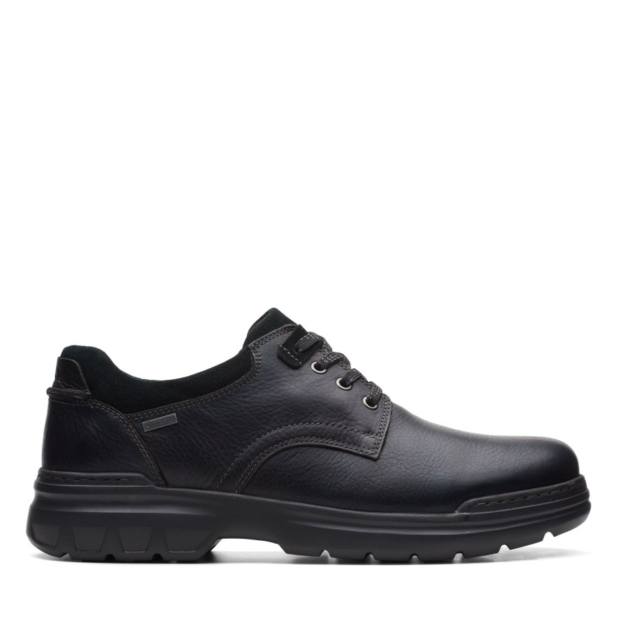 Hommes Clarks Decontractees | Rockie 2 Lo Gtx Noir