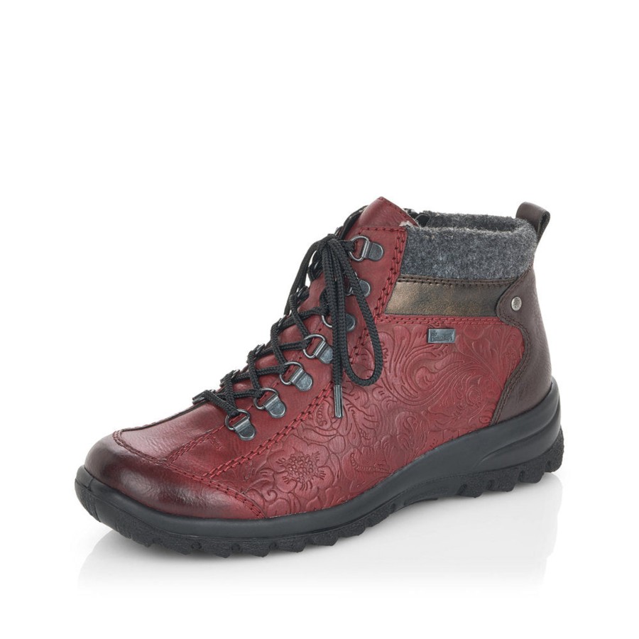 Femmes Rieker Bottes D'Hiver | L7144-35 Bordeaux