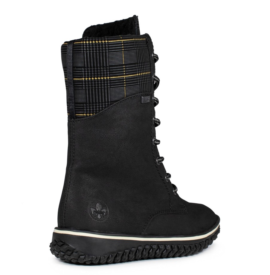 Femmes Rieker Bottes D'Hiver | Z4245-00 Noir