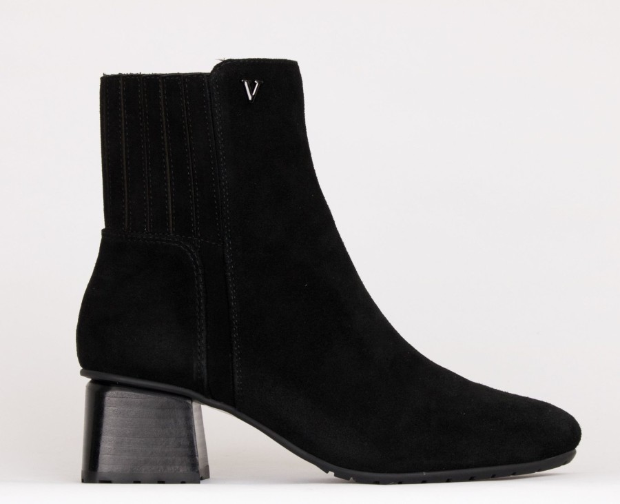 Femmes Valdini Bottes D'Hiver | Gail Noir Suede