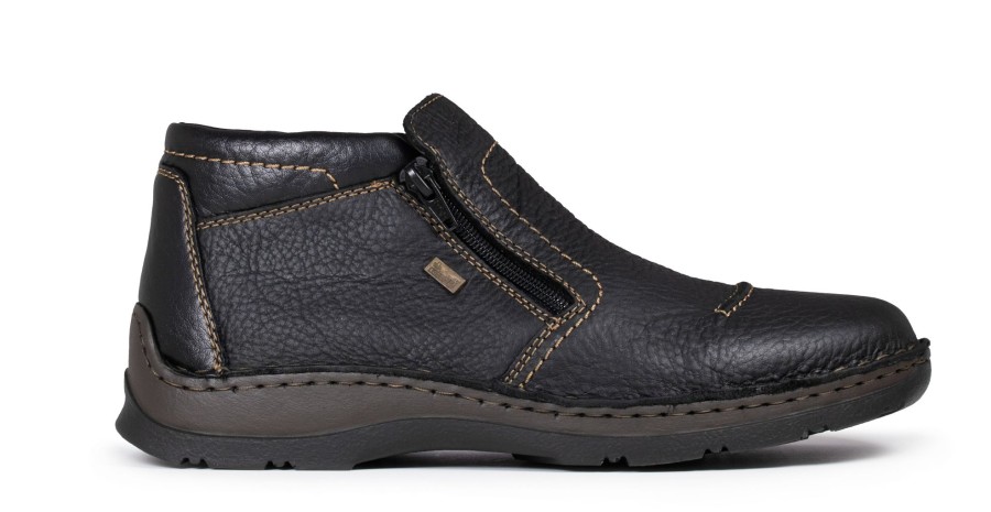 Hommes Rieker Bottes D'Hiver | 05372-00 Noir