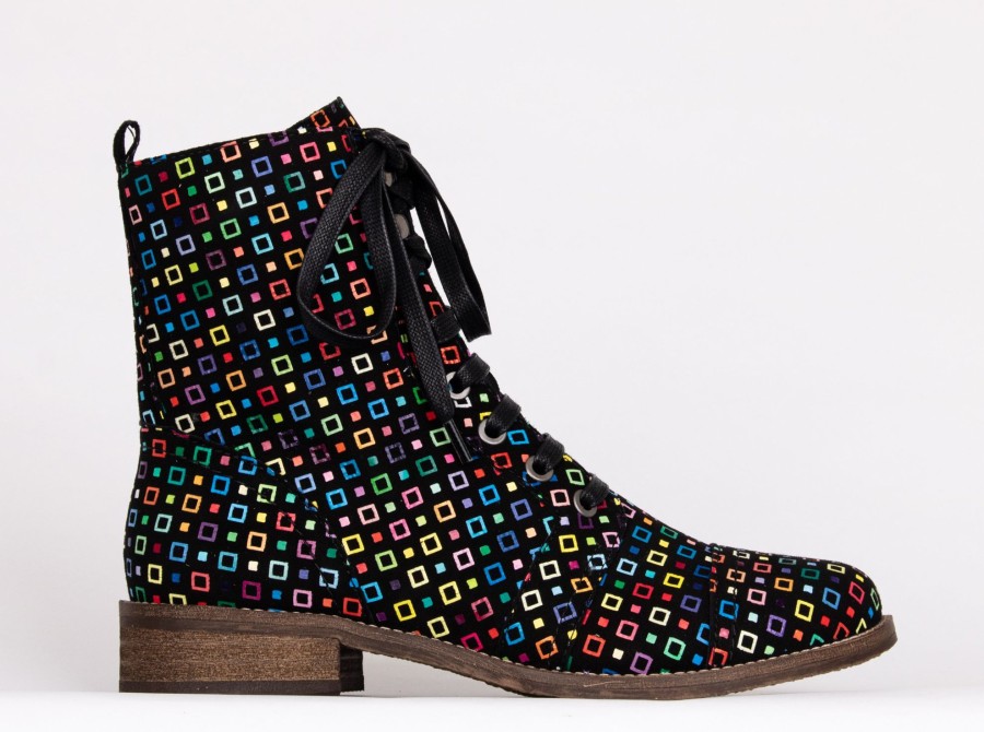 Femmes Unity Bottillons | Liberty Squares Multicolore