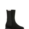 Femmes Anfibio Bottes D'Hiver | Willa Noir Suede