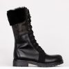 Femmes Saute-Mouton Bottes D'Hiver | Claudia Noir