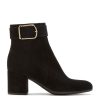 Femmes La Canadienne Bottes D'Hiver | Jesse Noir Suede